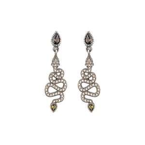Pendientes serpiente de plata SR-45